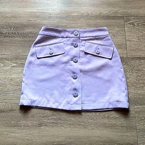 ARITZIA ~ LITTLE MOON Lilac Mini Skirt